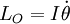 L_{O}= I \dot{\theta}