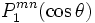 P_1ˆ{mn}(\cos \theta)