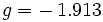 g=- \, 1?3