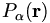 P_\alpha(\mathbf{r})