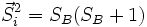 \vec{S}_iˆ2=S_B(S_B+1)