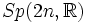 Sp(2n,\mathbb R)