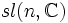 sl(n,\mathbb C)